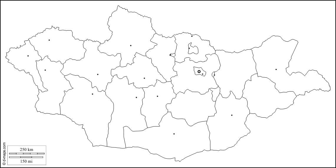 tukšu karti Mongolija