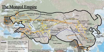 Mongolijas vēstures kartē